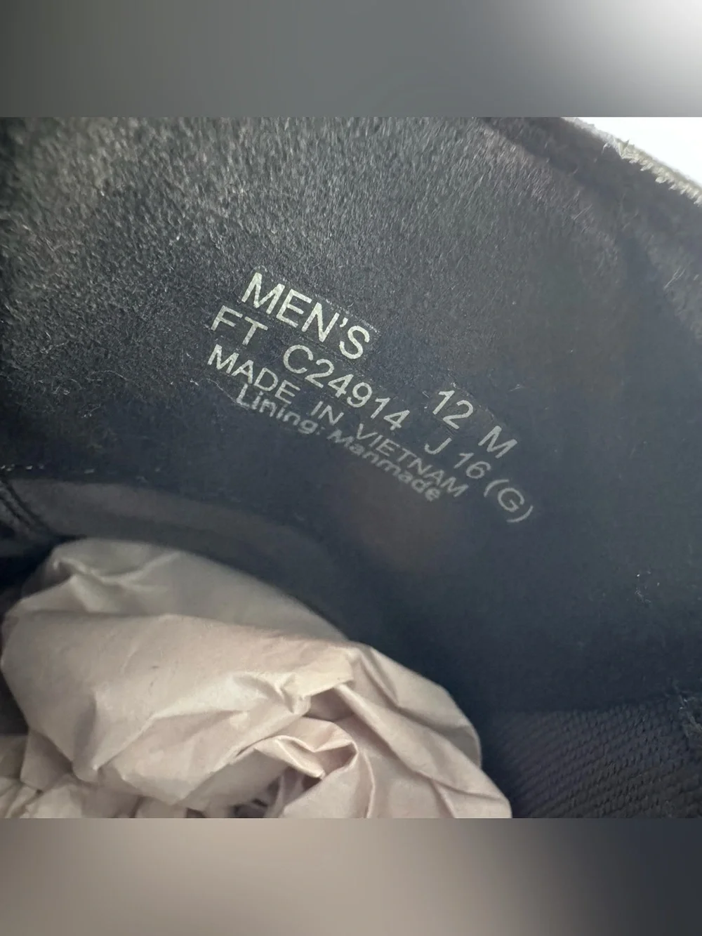Cole Haan Original Grand Saddle Shoes Black Gray Nubuck Men’s 12 M NWOB